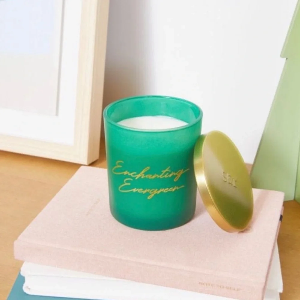 NIB Summer & Rose Enchanting Evergreen Candle - Picture 3 of 9